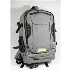 GREY AND GREEN CAMERA BAG