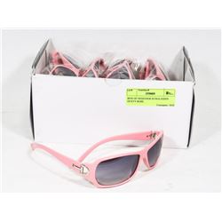 BOX OF DESIGNER SUNGLASSES DUSTY ROSE