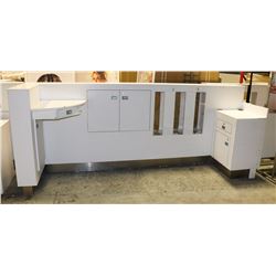 COUNTER DISPLAY & STORAGE UNIT, 120 X 30 X 48