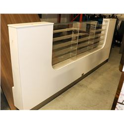 STORE WALL DISPLAY UNIT WITH DRAWER STORAGE