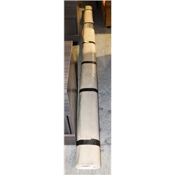 ROLL OF FAUX WOOD VINYL FLOORING. APPRX 12 X 10 FT