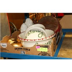 FLAT OF ASSORTED SHOWHOME DECOR