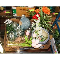 FLAT OF ASSORTED SHOWHOME DECOR