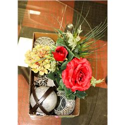 FLAT OF ASSORTED SHOWHOME DECOR