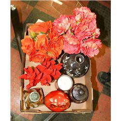 FLAT OF ASSORTED SHOWHOME DECOR