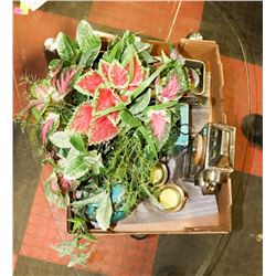 FLAT OF ASSORTED SHOWHOME DECOR