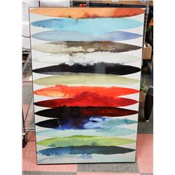 SHOWHOME 47"X31" ABSTRACT COLORFUL PICTURE