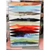 Image 1 : SHOWHOME 47"X31" ABSTRACT COLORFUL PICTURE