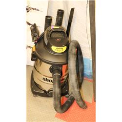 SHOP-VAC WET DRY 10 GALLON, 5.5 HP STAINLESS VAC