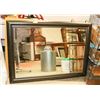 Image 1 : BLACK SHOWHOME FRAMED MIRROR 55.5"X40".