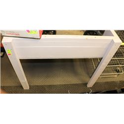 WHITE RAISED PLANTER 27" X 36" X 33"
