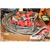Image 1 : BOX OF WATER HOSE/FITTINGS/NOZZLES