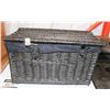 Image 1 : BLACK WICKER CHEST