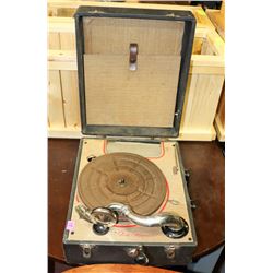 ANTIQUE RECORD PLAYER