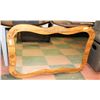 Image 1 : LARGE WOOD DECORATIVE MIRROR 47" X 31"