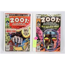 LOT OF 2 MARVEL 2001 SPACE ODESSEY COMICS