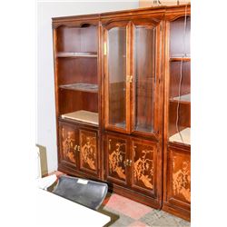 LOT OF 2 JAPANESE THEMED ARTWORK WALL UNITS