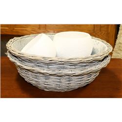 SHOWHOME 4 BASKETS AND BOWLS