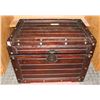 Image 1 : WOODEN TRUNK 22"L X 16" W 15.5" D