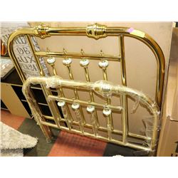 SOLID BRASS SINGLE  BED HEADBOARD & FOOTBOARD