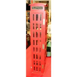 LONDON TELEPHONE BOOTH CD/DVD RACK