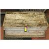 Image 2 : ANTIQUE WOODEN TOOL CHEST WITH CONTENTS