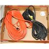 Image 1 : LOT OF 2 EXTENSION CORDS - ONE APPROX 50FT