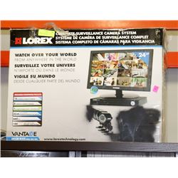 LOREX SURVEILLANCE CAMERA SYSTEM 3 CAMERAS &