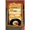 Image 1 : BOX OF 45 RPM RECORDS FROM 60'S AND 70'S INCLUDING