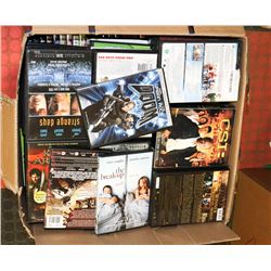 LARGE BOX OF DVDS