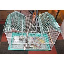 BIRD HOUSE WITH TOYS