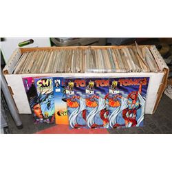 BOX OF ASSORTED COMICS 300 PLUS, MANY #1 MARVEL