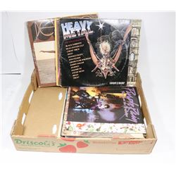 12 LPS INCL ZEPPELIN, TREX, HEAVY METAL, DYLAN AND