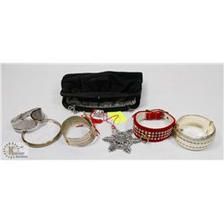 WOMEN POUCH FULL OF COSTUME  BANGLES