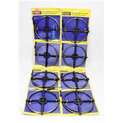 LOT OF EIGHT 12FT DRAIN AND TARP CLEANER