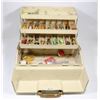 Image 1 : LARGE FISHING TACKLE BOX WITH TACKLE