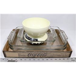 5LB KITCHEN WEIGHT SCALE WITH 3 ANCHOR OVENWARE