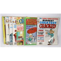 LOT OF 10 COLLECTOR CRACKED MAGAZINES