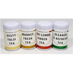 LOT OF 4 PREMIUM ORGANIC TEA