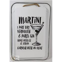 NEW MARTINI  METAL PAN WALL HANGING