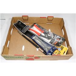 FLAT OF NEW IN PACKAGE TOOLS INCL TORQUE WRENCH