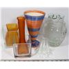 Image 1 : 9 ASSORTED VASES VARIOUS SIZES & COLOURS
