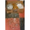 Image 1 : BOX OF ASSORTED CRYSTAL AND GLASSWARE.