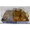 Image 1 : FLAT OF VINTAGE GLASSES