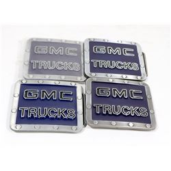 LOT OF 4 GMC TRUCKS BELT BUCKLES