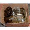 Image 1 : BOX OF ASST GLASS BAKEWARE DISHES.