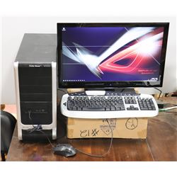 CUSTOM BUILT ASUS DESKTOP iNTEL i5 W/ WIN 10 PRO