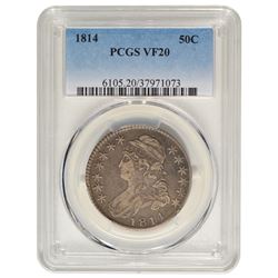 1814 Capped Bust Half Dollar PCGS VF20