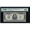 Image 1 : 1934A $1000 St Louis Federal Reserve Note PMG 64
