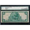 Image 2 : 1902 $5 Chattanooga National Bank Note PMG 30